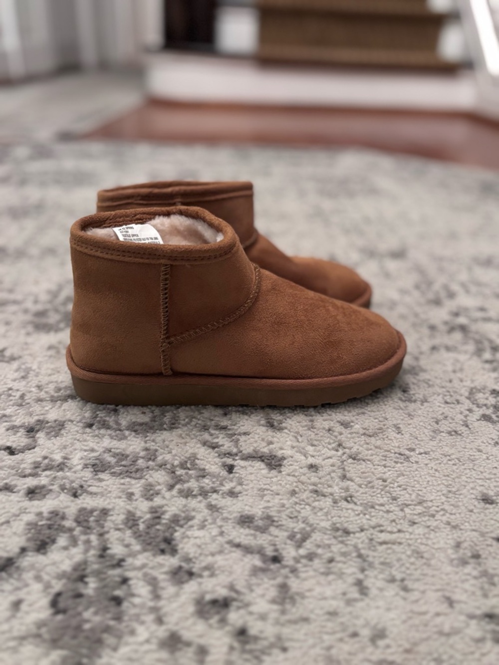 Women’s Cozy Shearling-Lined Ankle Boots - Chestnut Brown